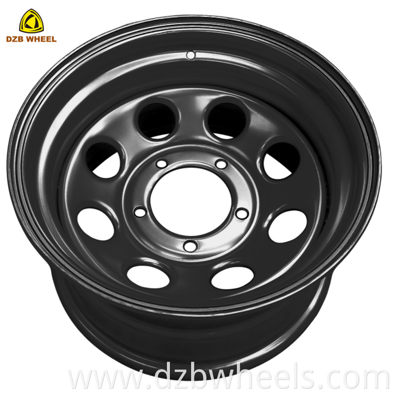 8 soft steel wheels